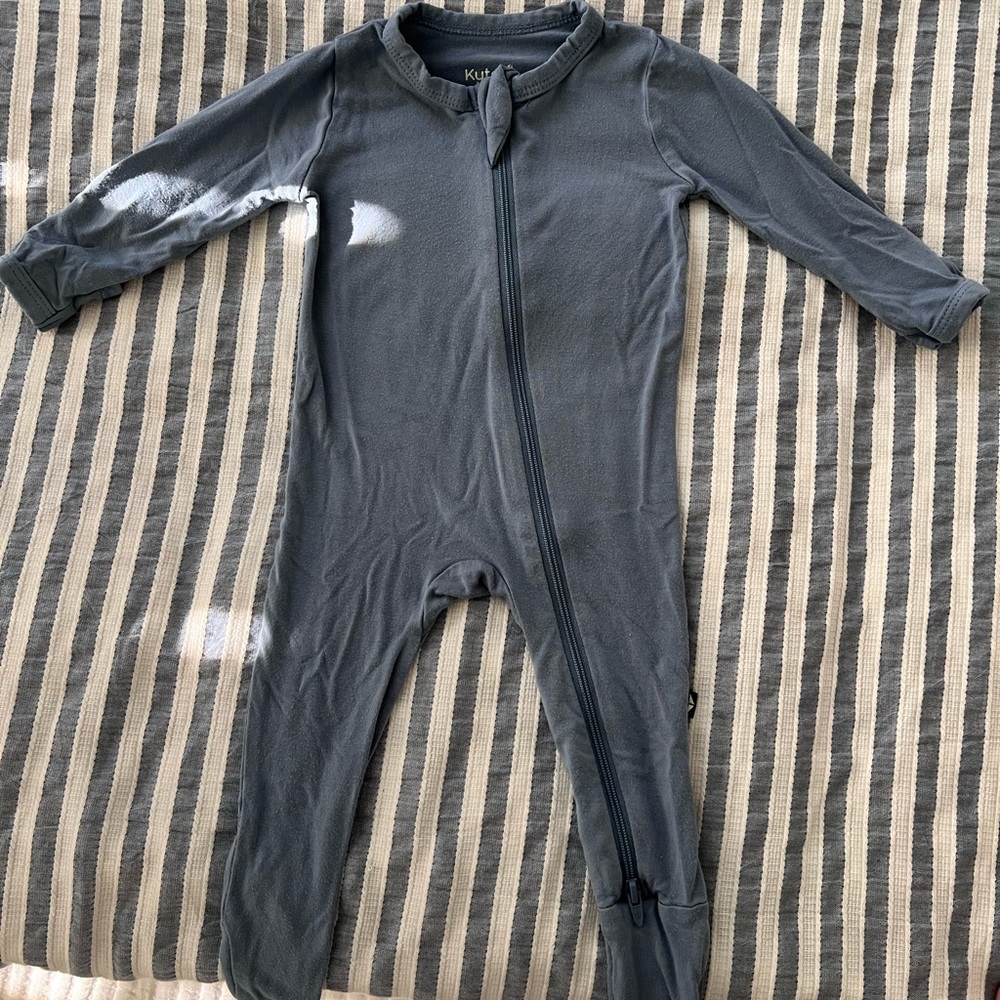 Kyte BABY Slate Blue One Piece Footie